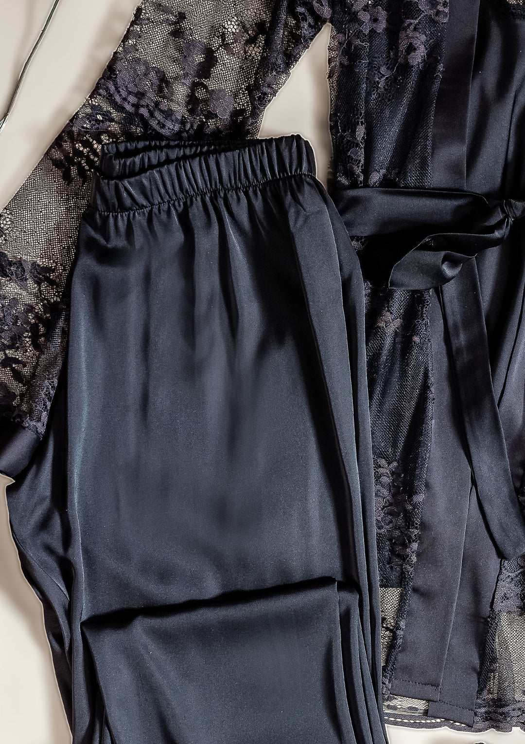 Satin & Lace Sleepwear Set