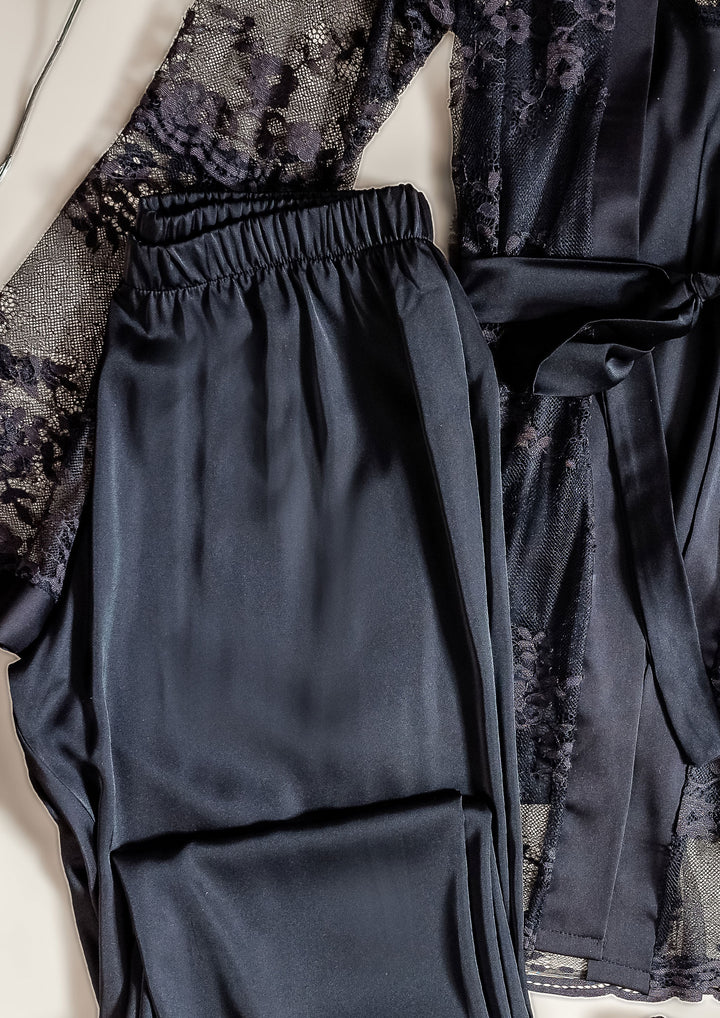 Satin & Lace Sleepwear Set
