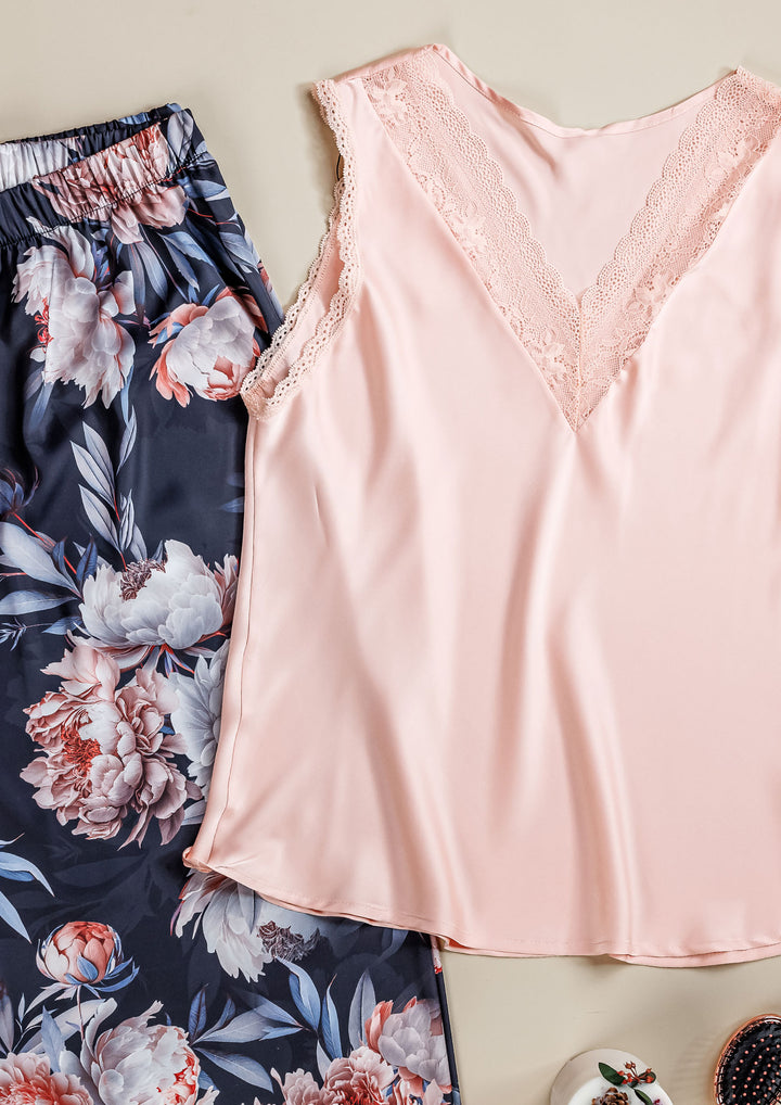 طقم بيجاما ساتان