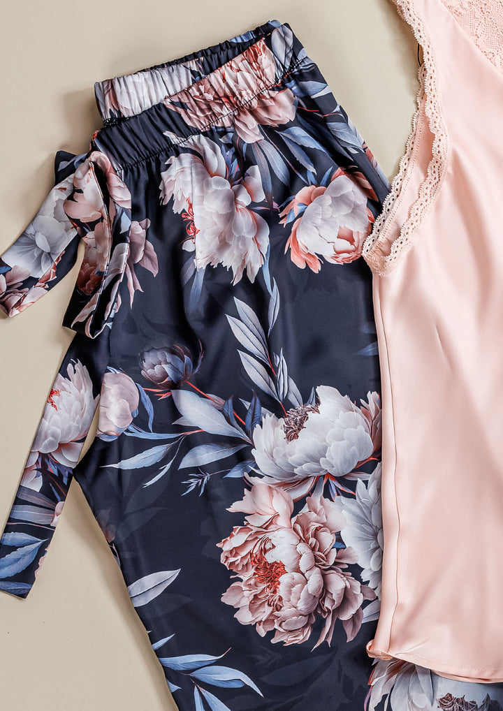 طقم بيجاما ساتان