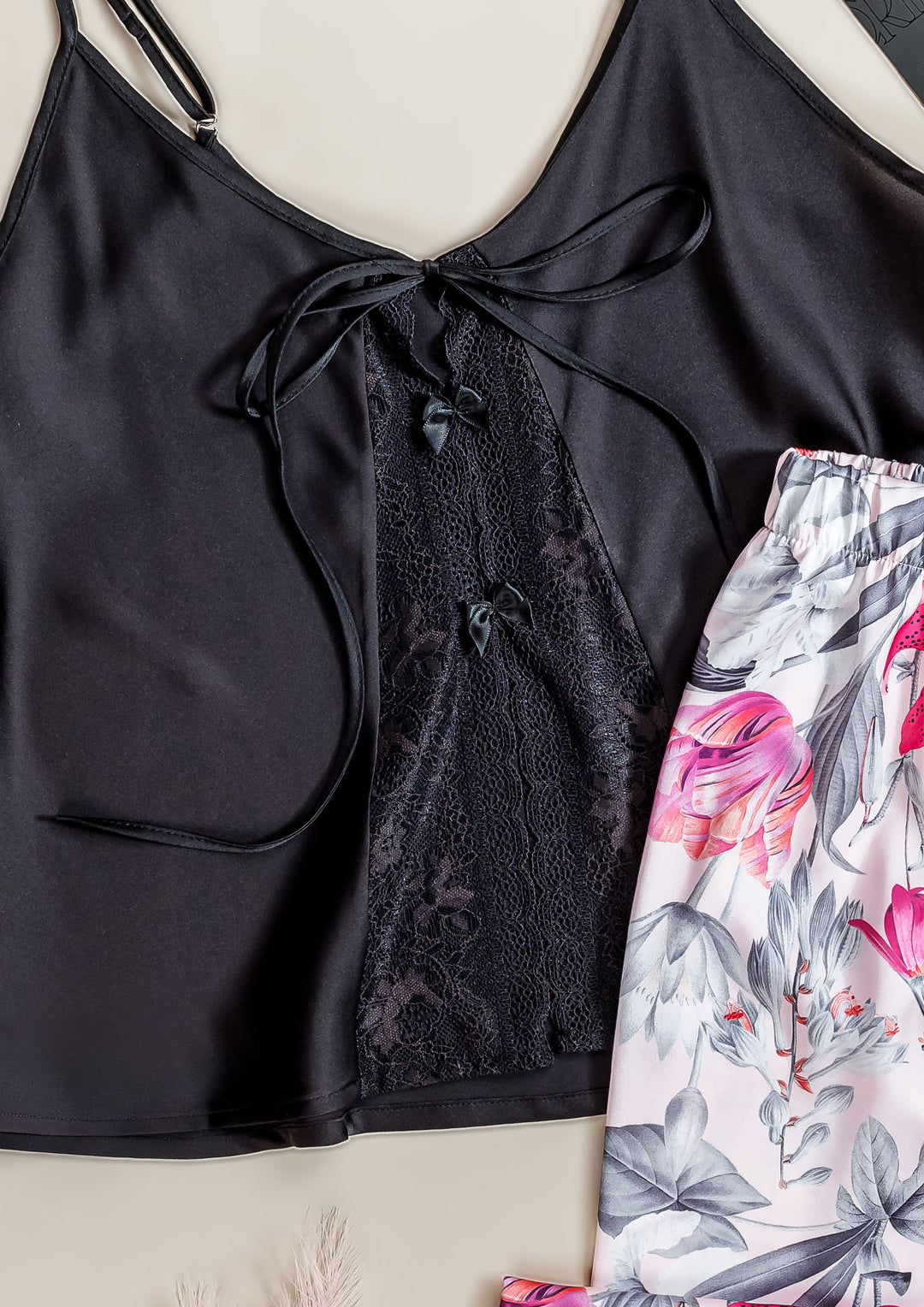 طقم بيجاما ساتان