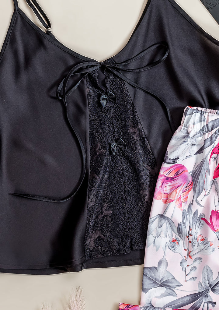 طقم بيجاما ساتان