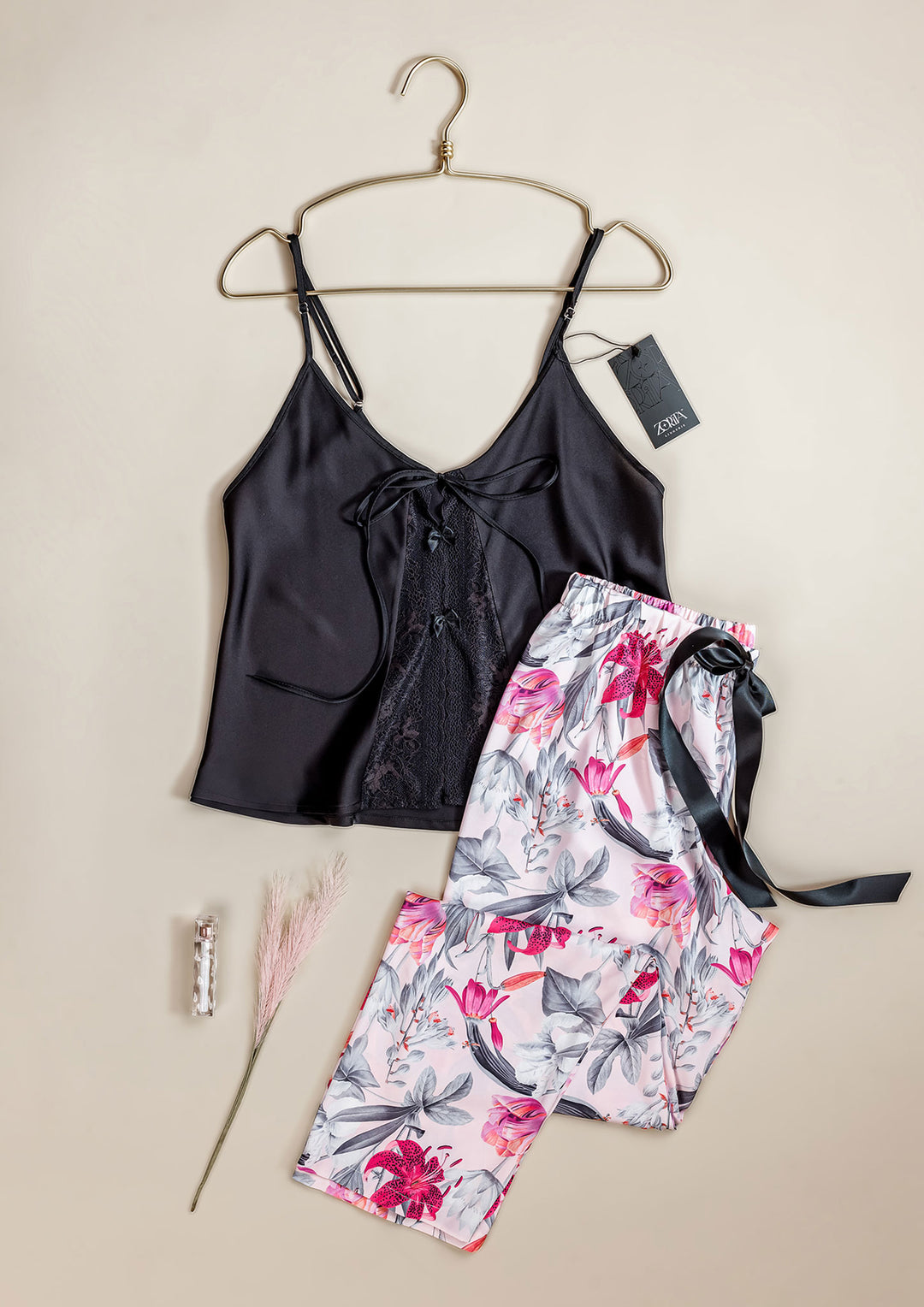 طقم بيجاما ساتان