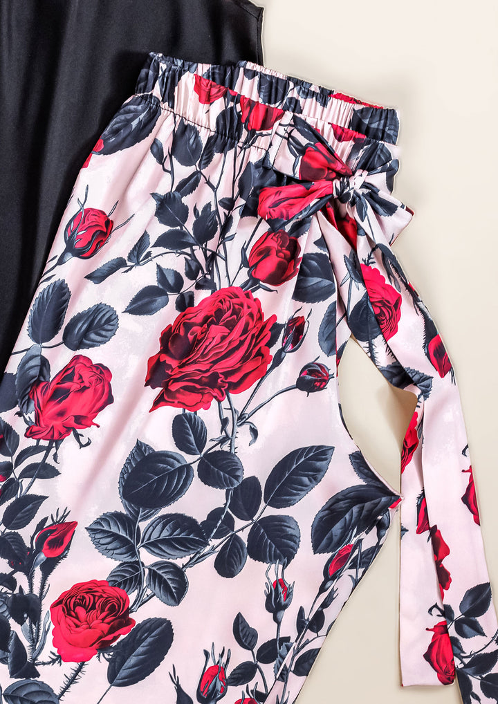 طقم بيجاما ساتان