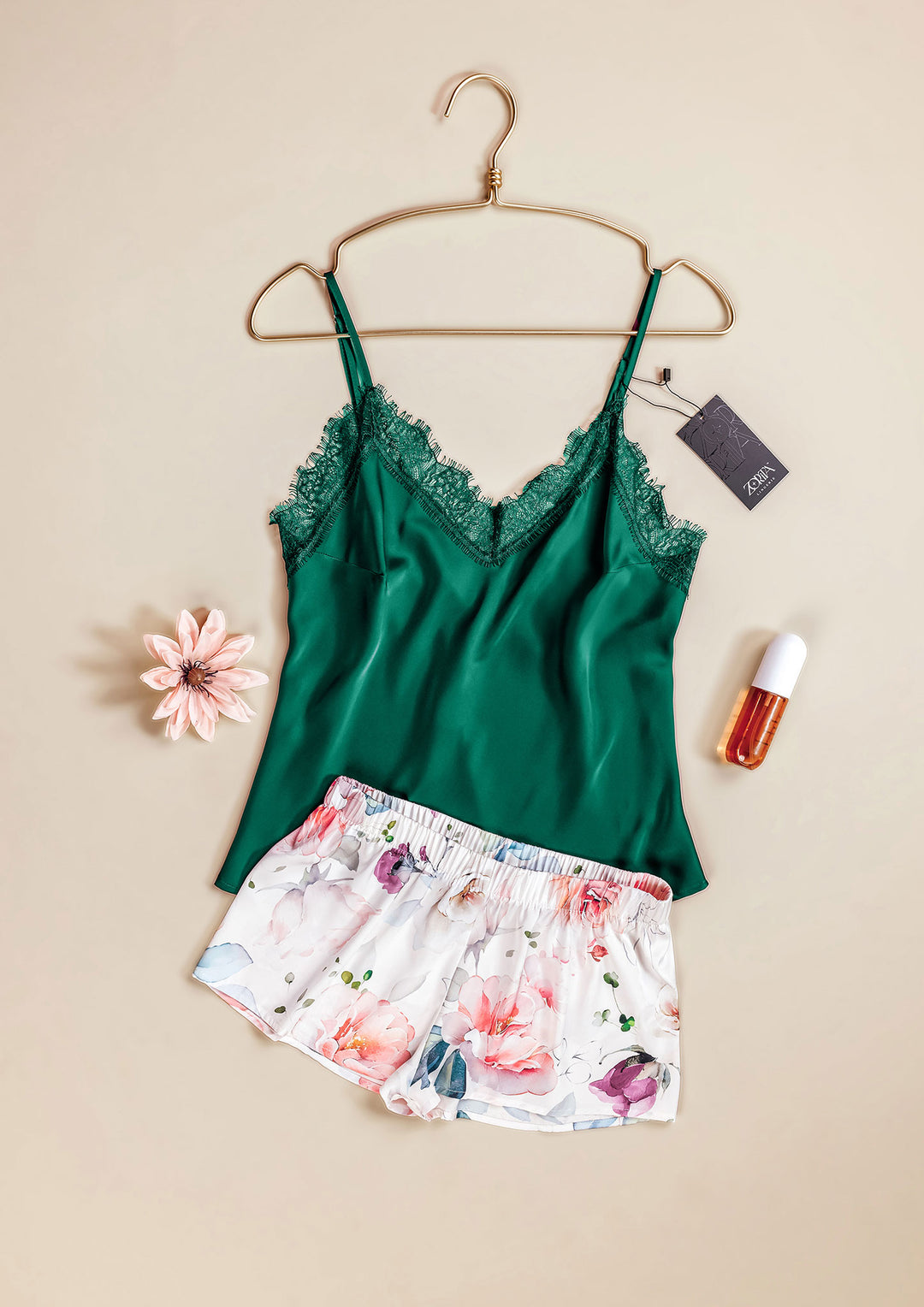 طقم بيجاما شورت ساتان