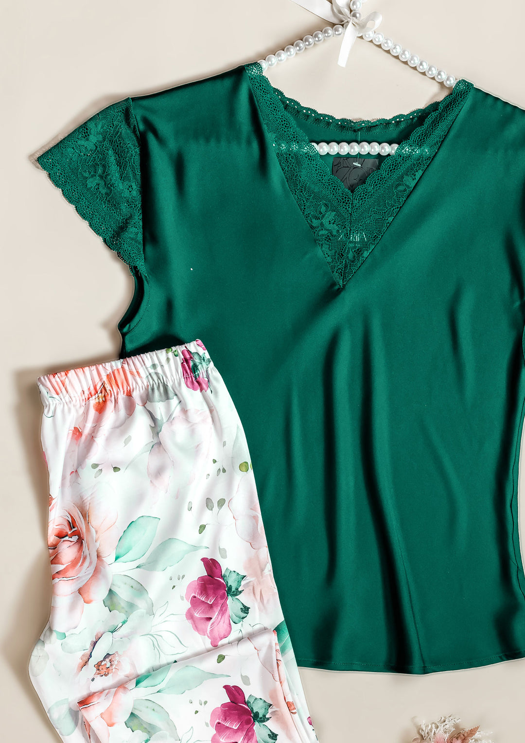 طقم بيجاما ساتان