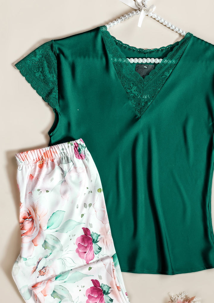 طقم بيجاما ساتان