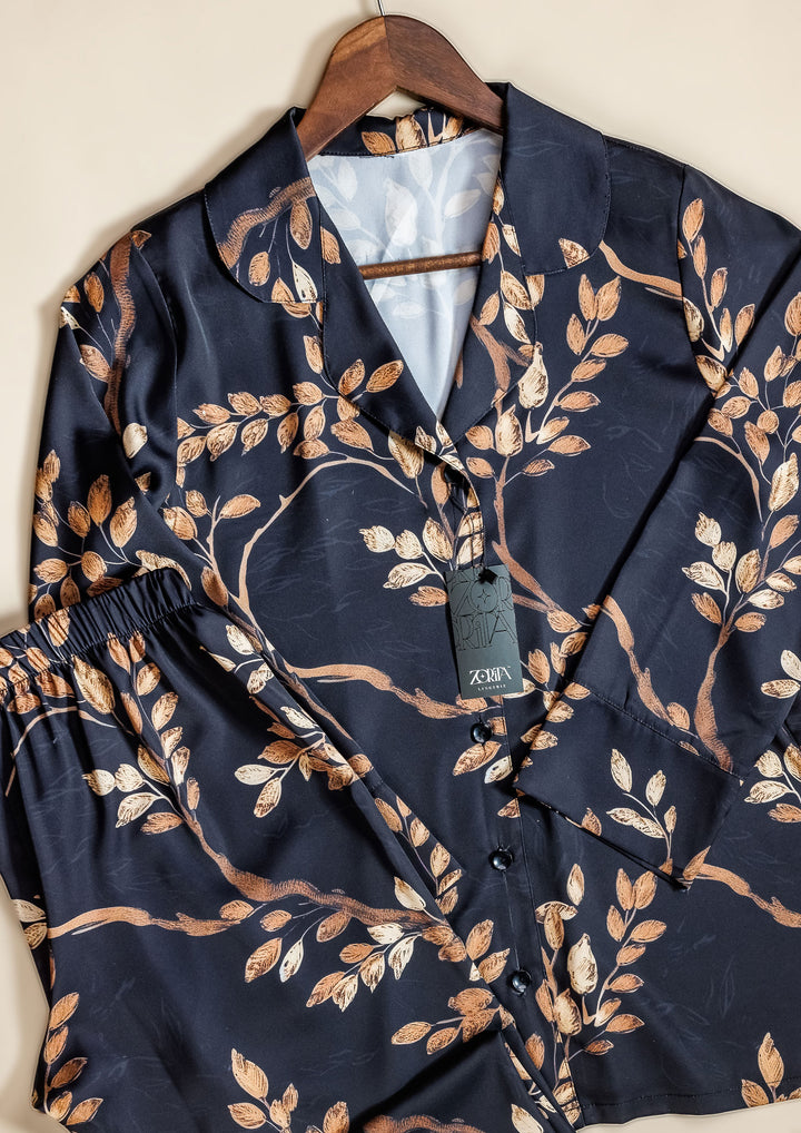 طقم بيجاما ساتان