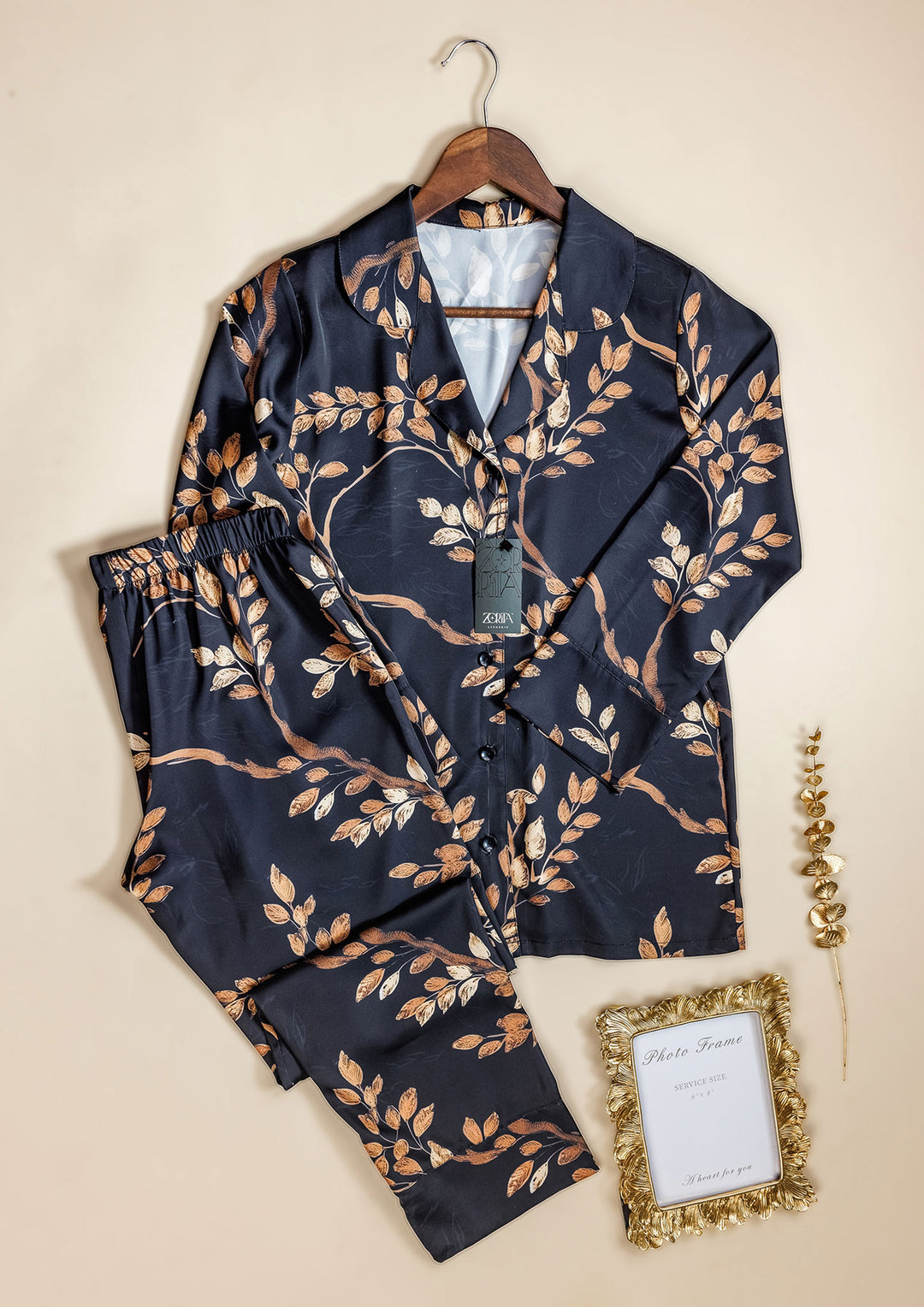 طقم بيجاما ساتان