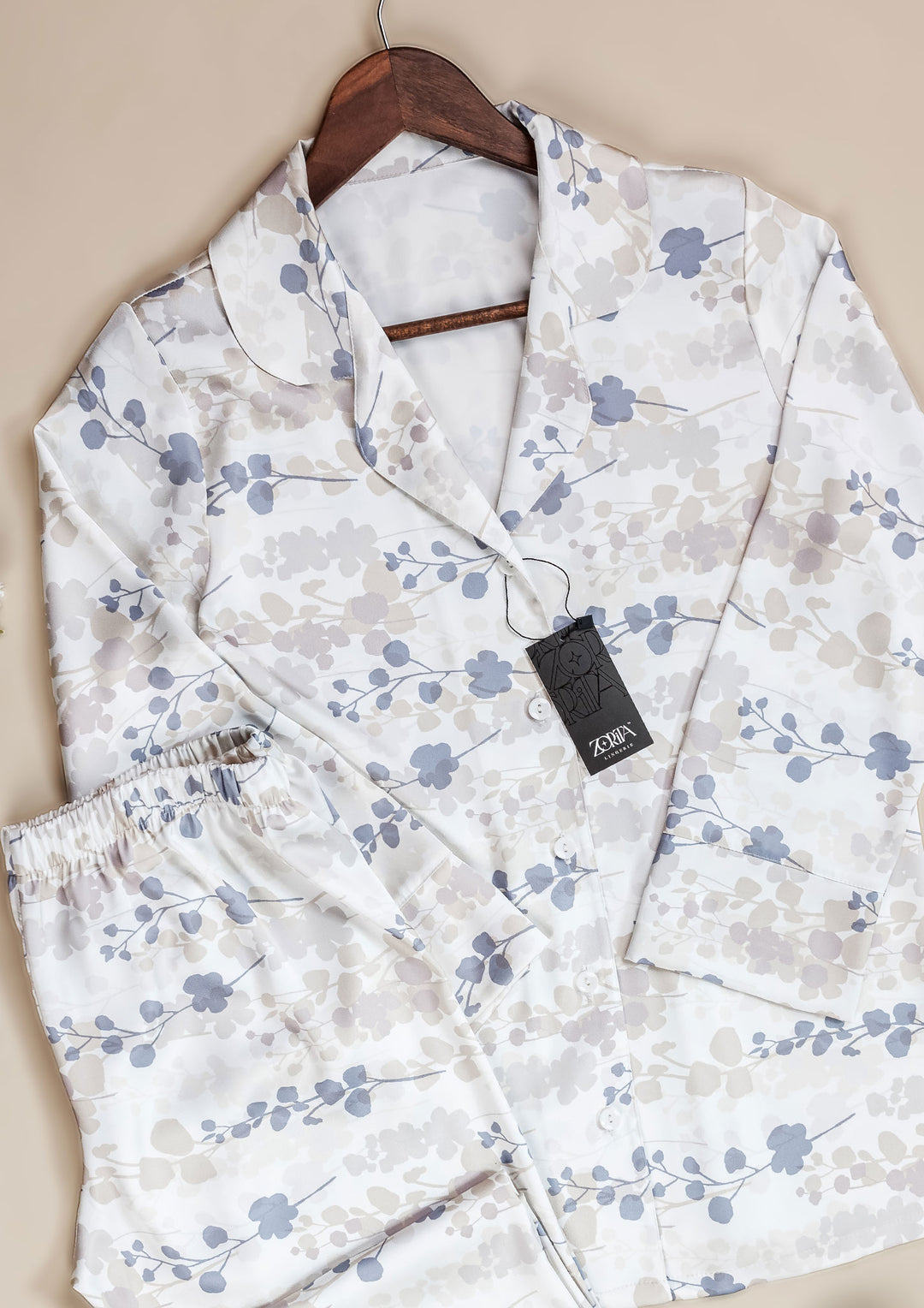 طقم بيجاما ساتان