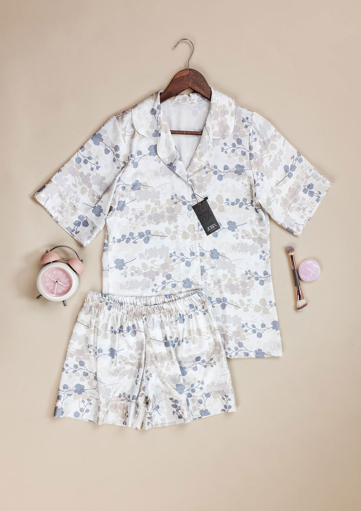 طقم بيجاما شورت ساتان