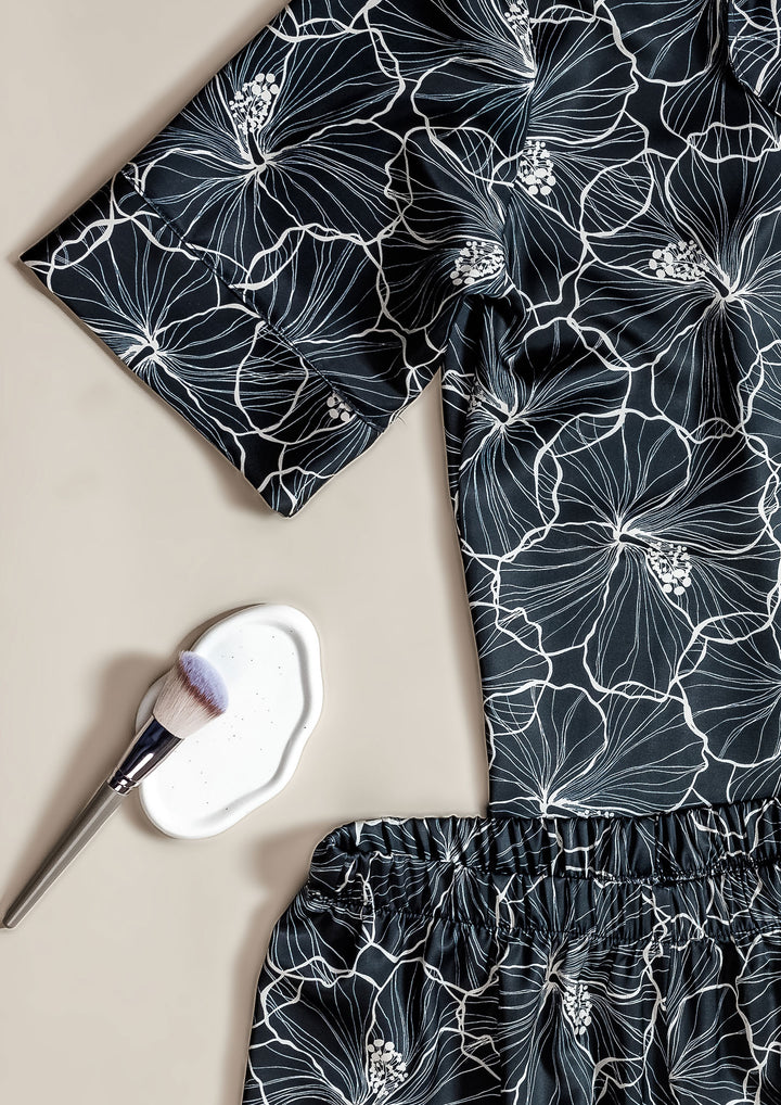 طقم بيجاما شورت ساتان