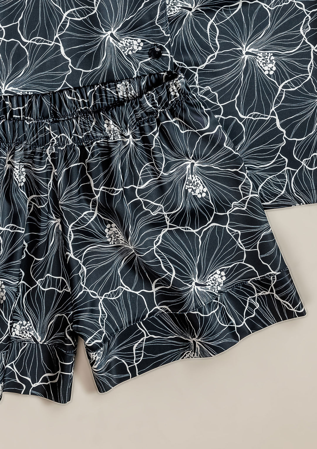 طقم بيجاما شورت ساتان