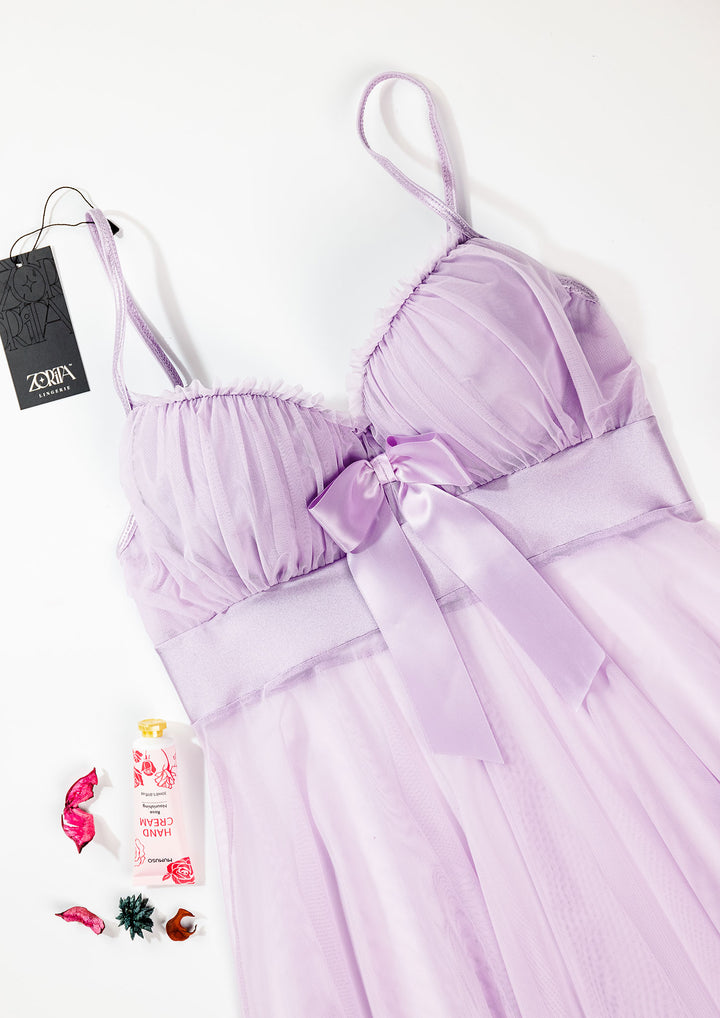 قميص نوم شبك مبطن