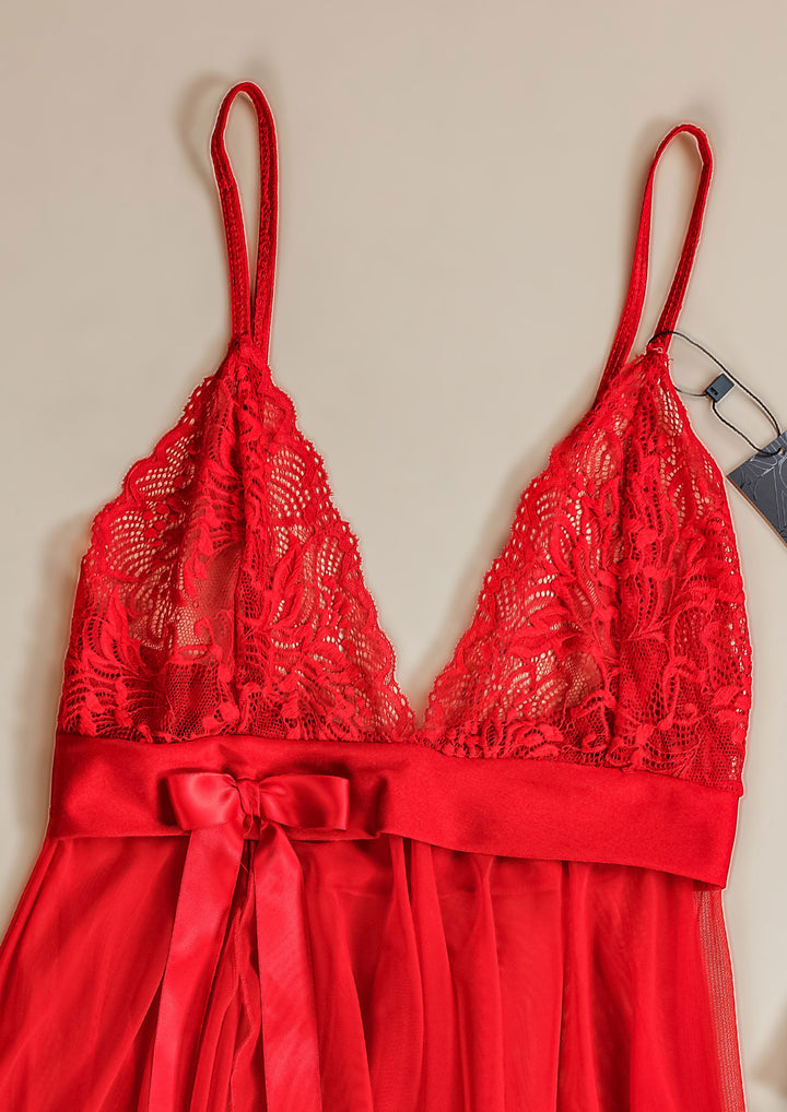 Lace Mesh Babydoll Lingerie