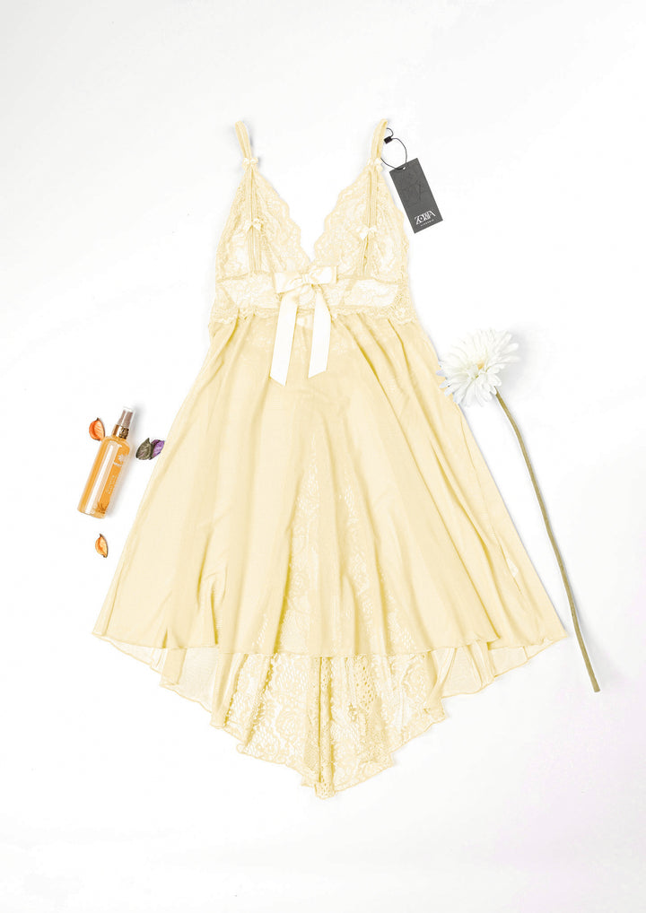 Stretch Mesh Babydoll - Zorita Lingerie UAE