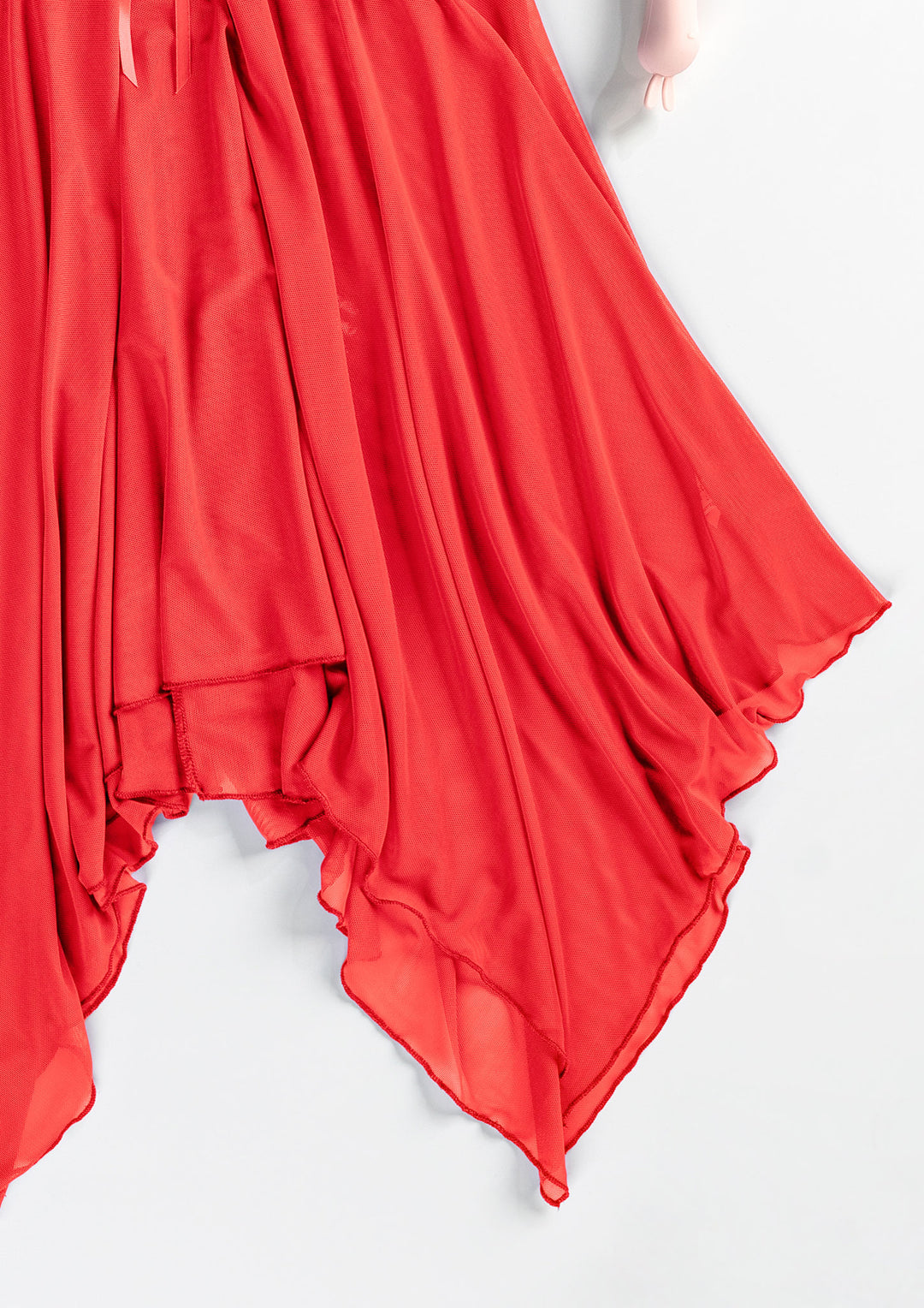 بيبي دول شبك بحواف دانتيل