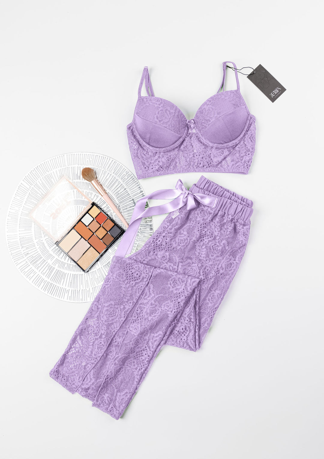 Mesh Stretch Pants Set