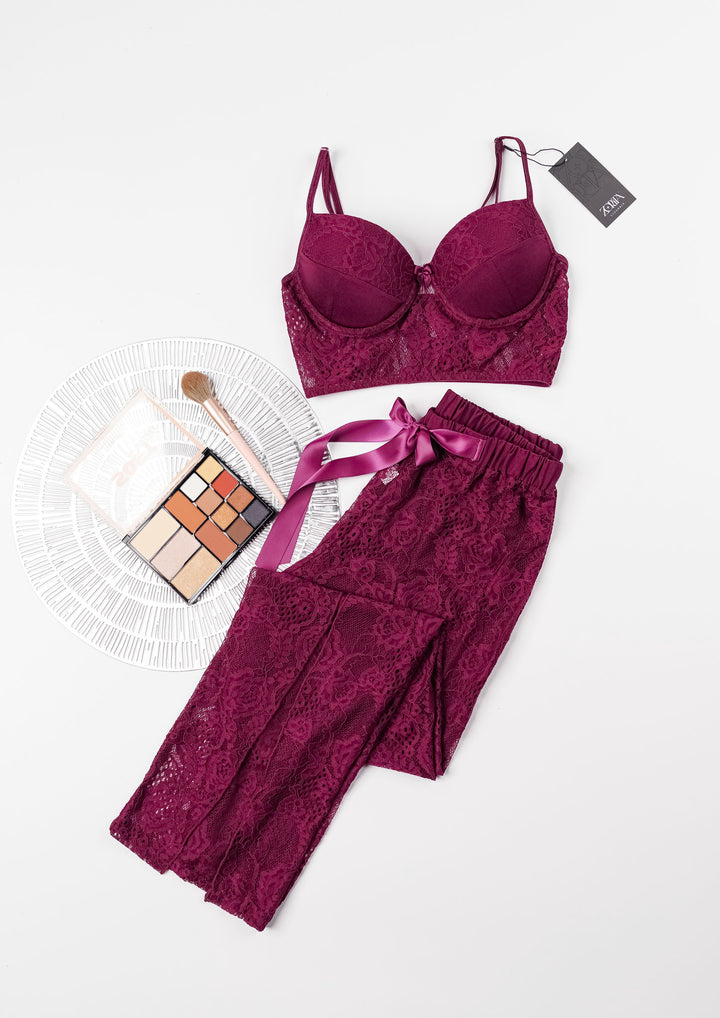 Mesh Stretch Pants Set