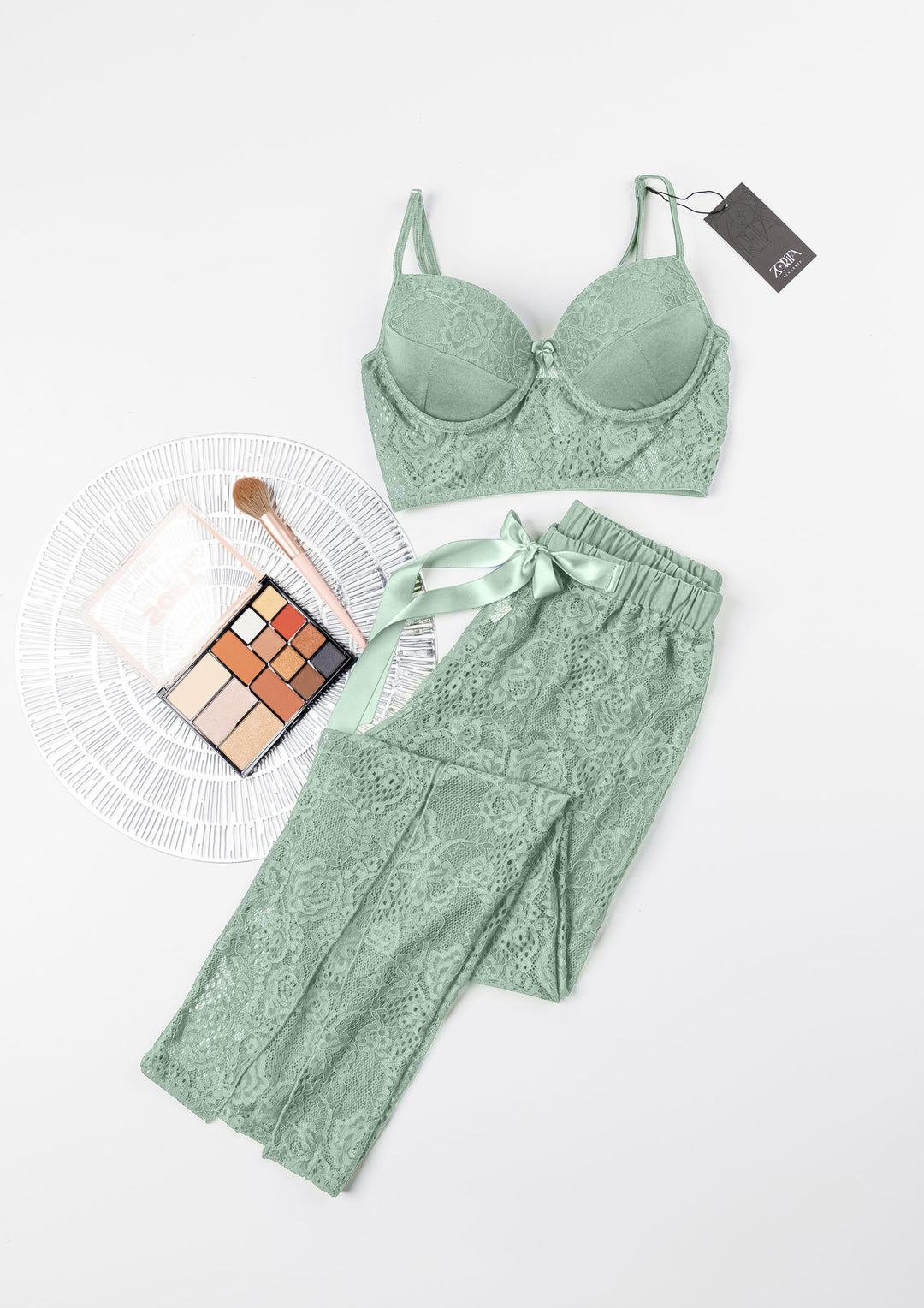 Mesh Stretch Pants Set