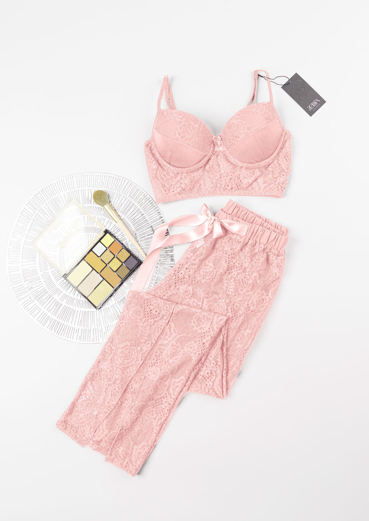 Mesh Stretch Pants Set