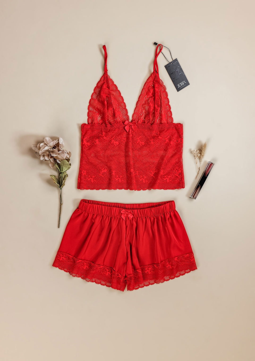 طقم بيجامة قصير 4261-25