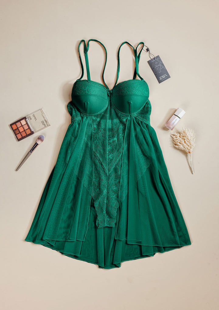 بيبي دول دانتيل مبطن