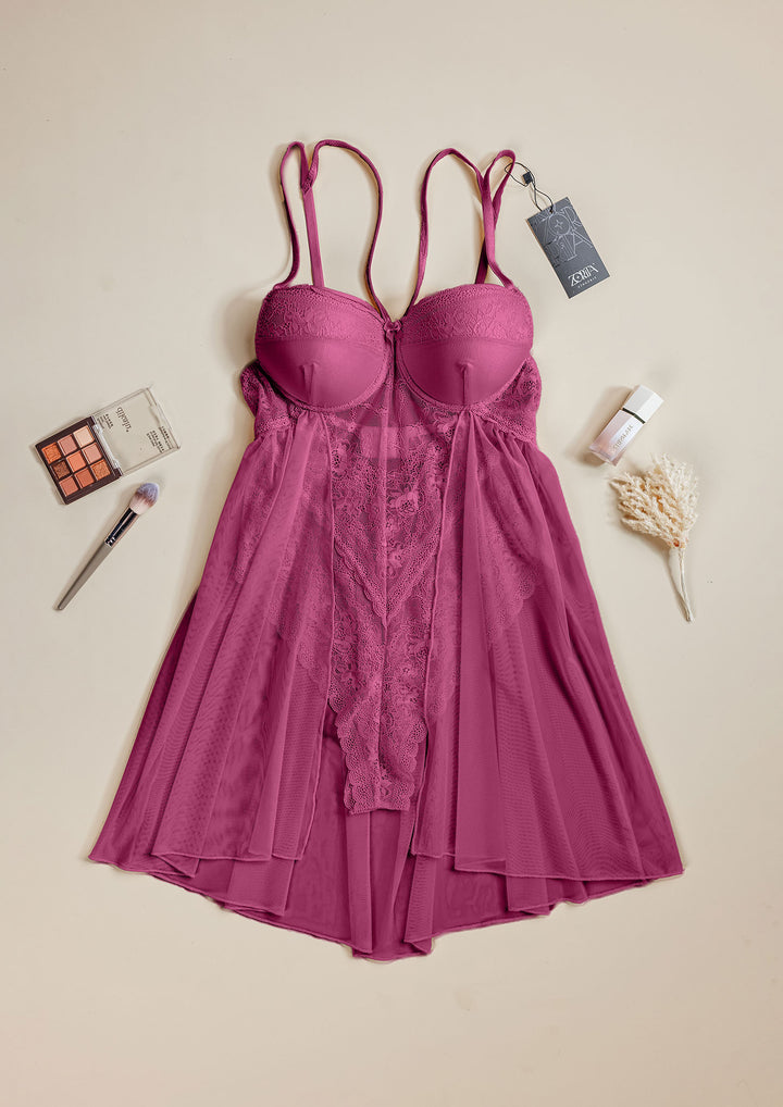 بيبي دول دانتيل مبطن