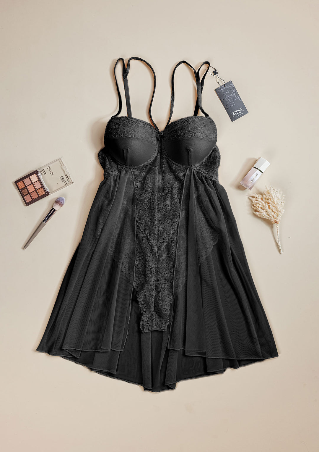 بيبي دول دانتيل مبطن