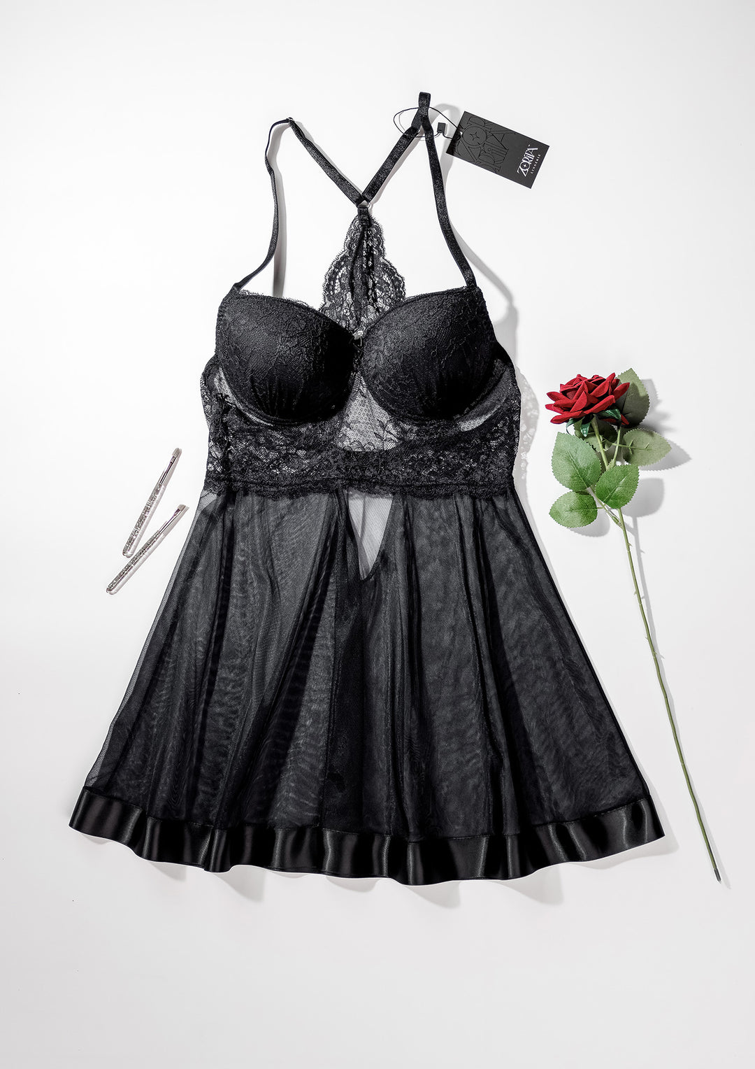 بيبي دول تول بحواف دانتيل