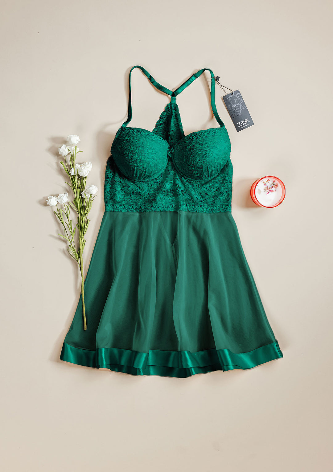 بيبي دول تول بحواف دانتيل