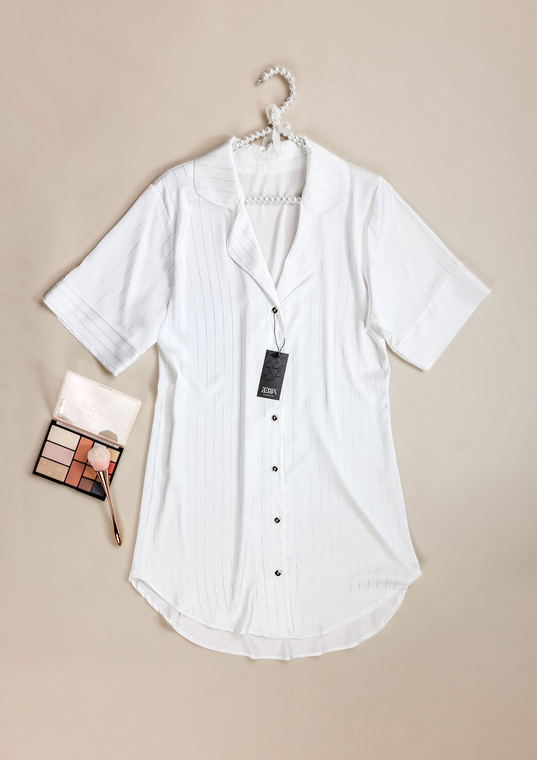 قميص ساتان بيبي دول