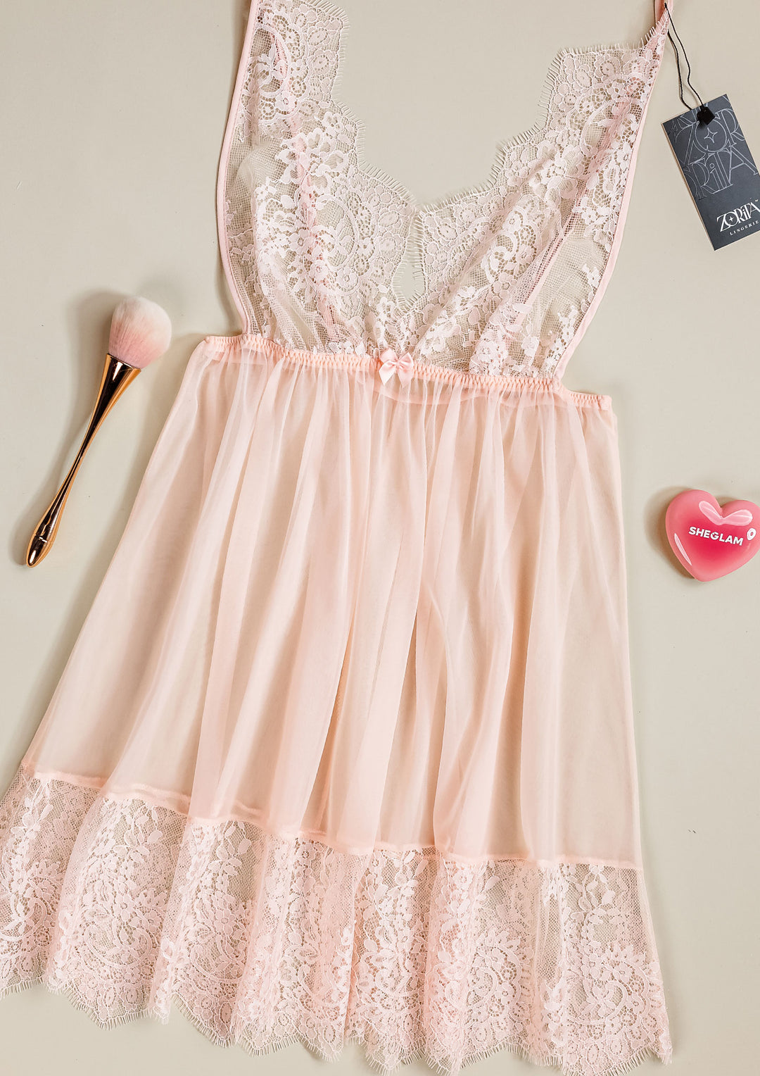 طقم بيبي دول دانتيل