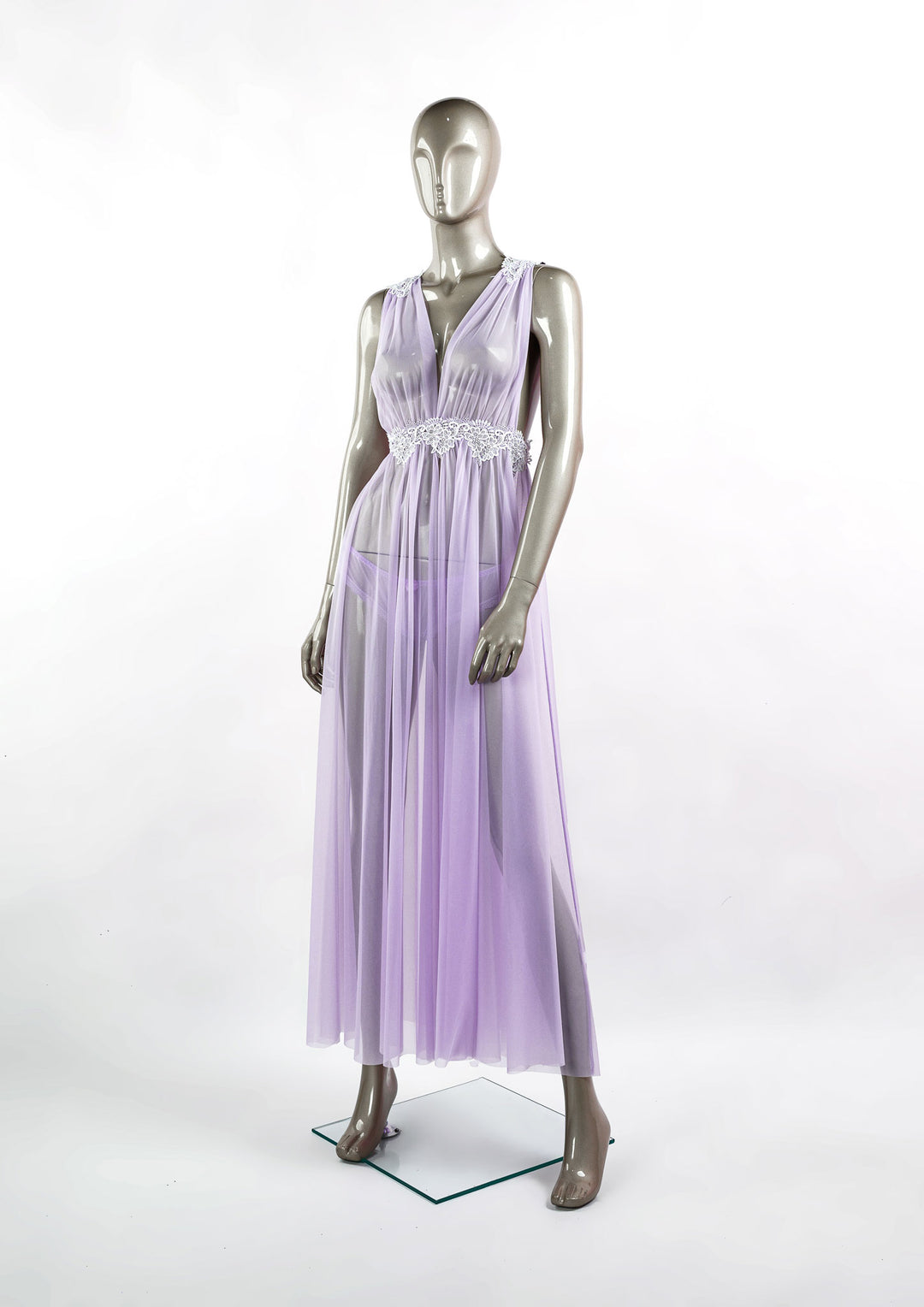 فستان تول شبكي