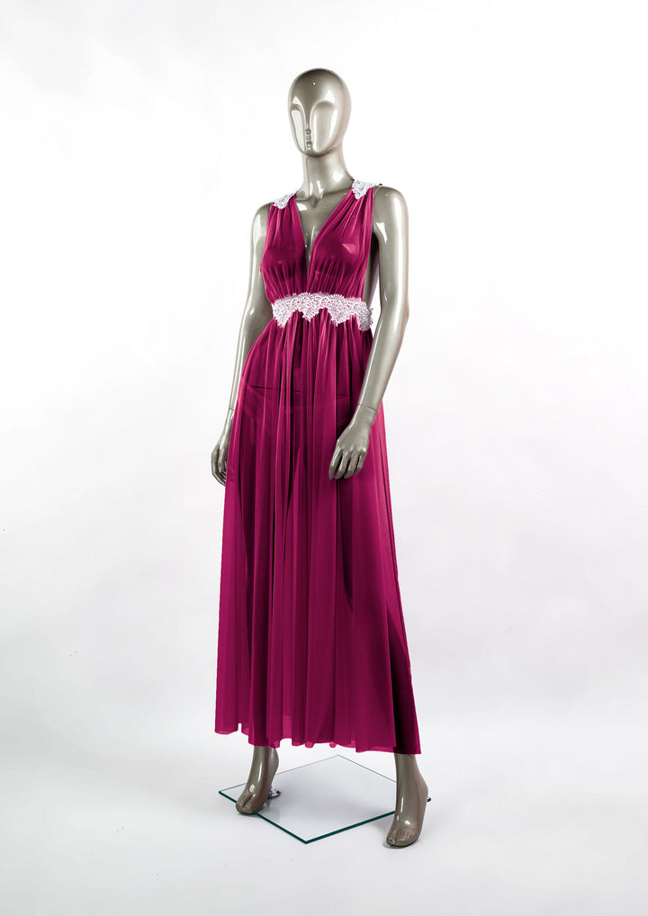 فستان تول شبكي