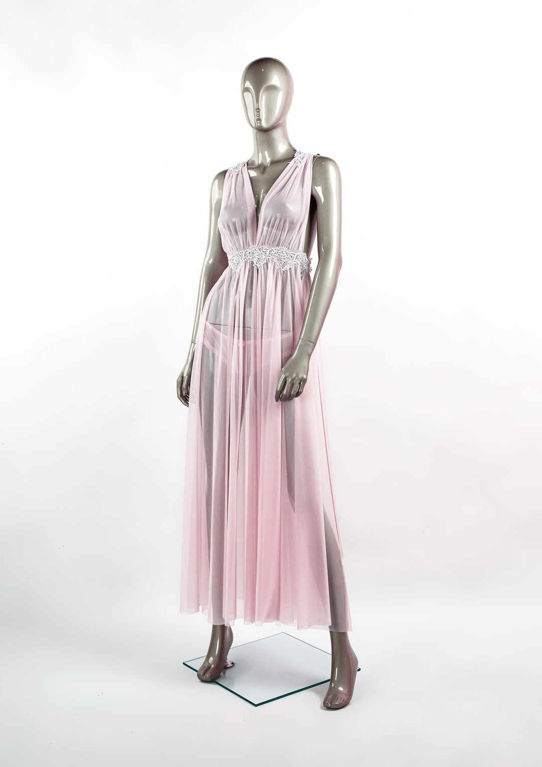 فستان تول شبكي