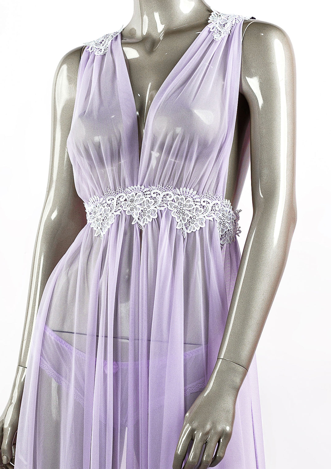 فستان تول شبكي