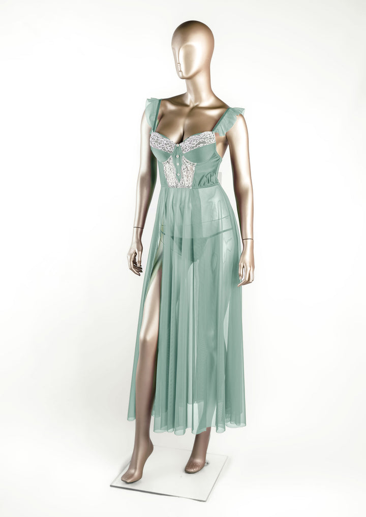 فستان تول لميع