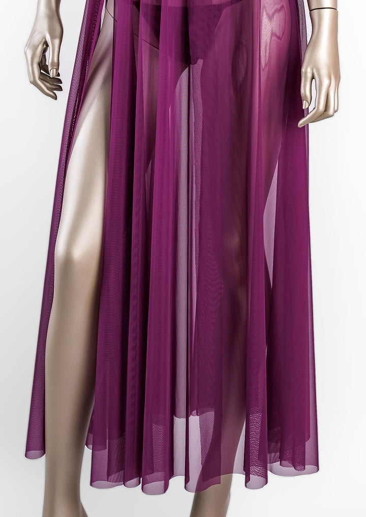 فستان تول لميع