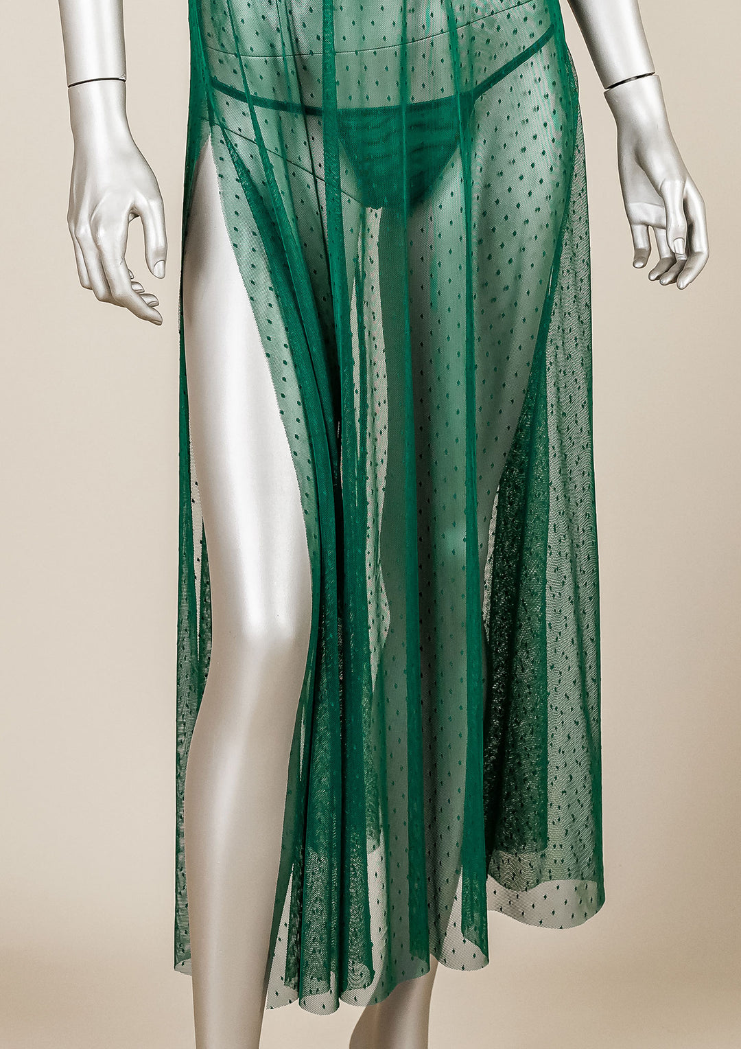 فستان شبكي مبطن