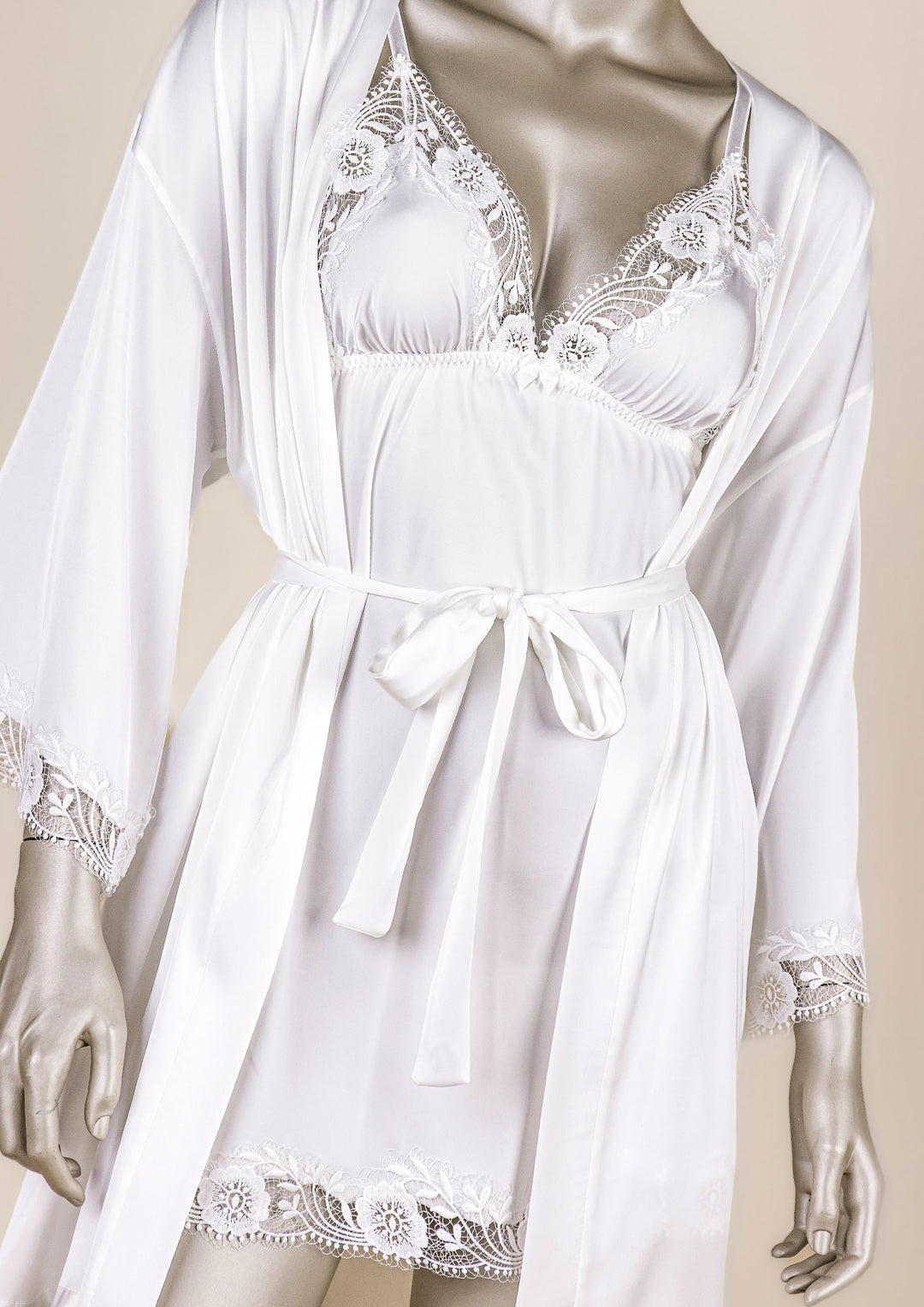 Satin Lace Bridal Lingerie Set