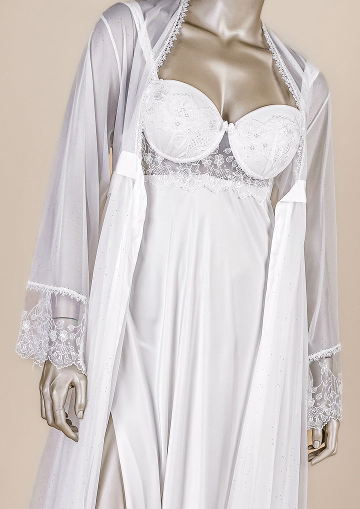 Lace Satin Bridal Lingerie Set