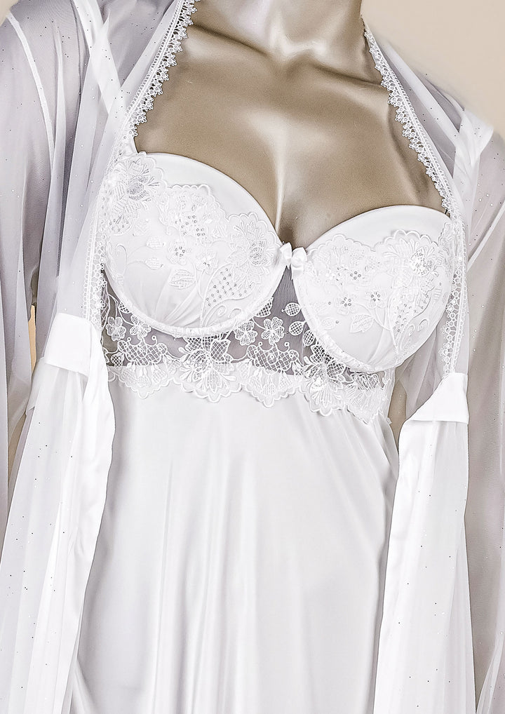 Lace Satin Bridal Lingerie Set