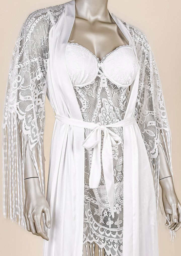 طقم لانجري دانتيل للعروس