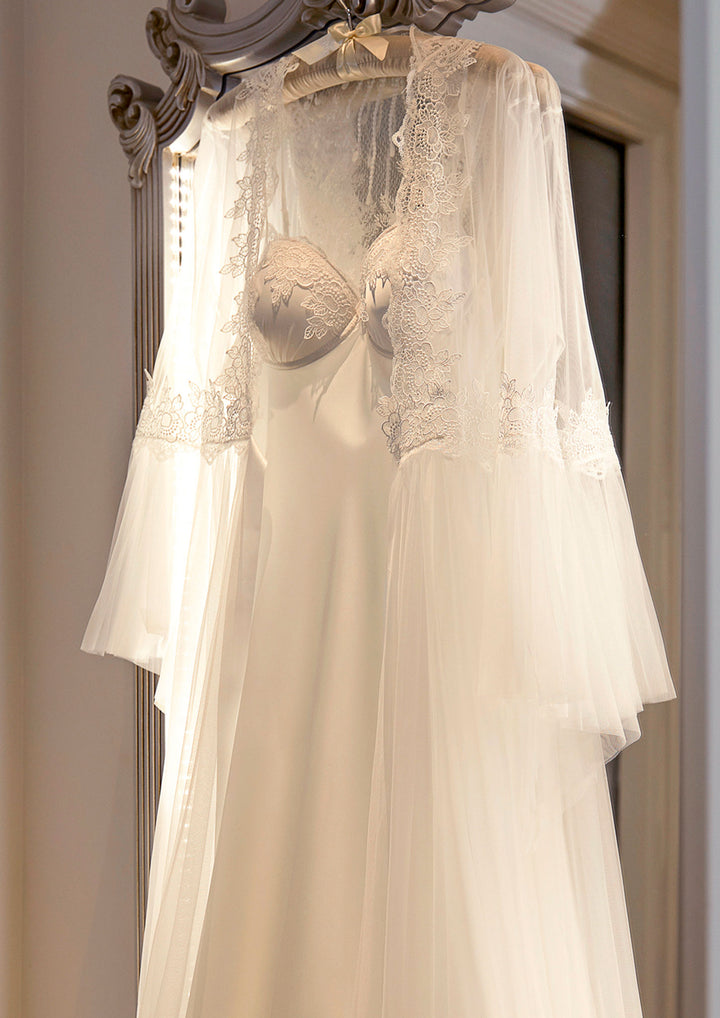 Lace Satin Bridal Lingerie Set