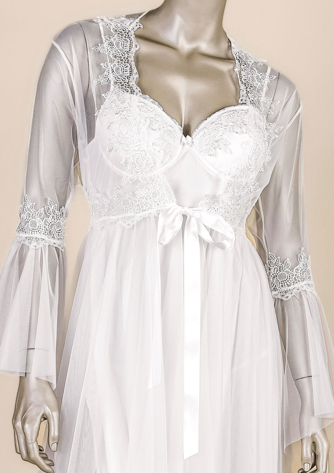 Lace Satin Bridal Lingerie Set