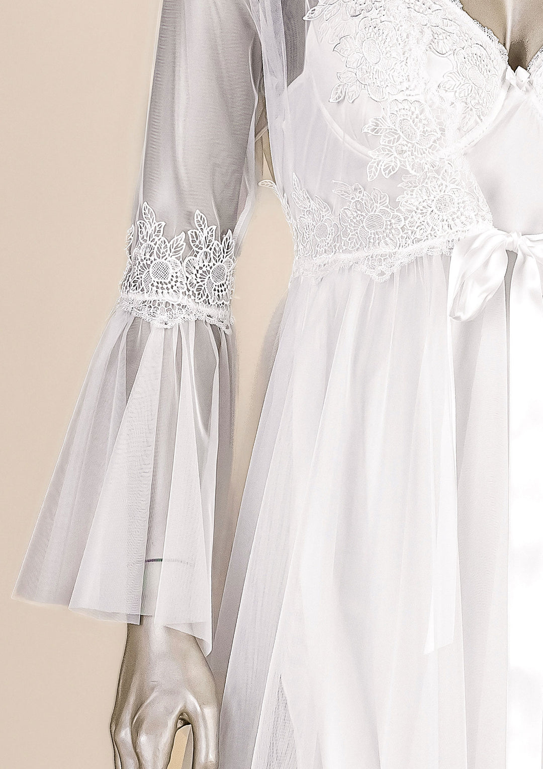 Lace Satin Bridal Lingerie Set