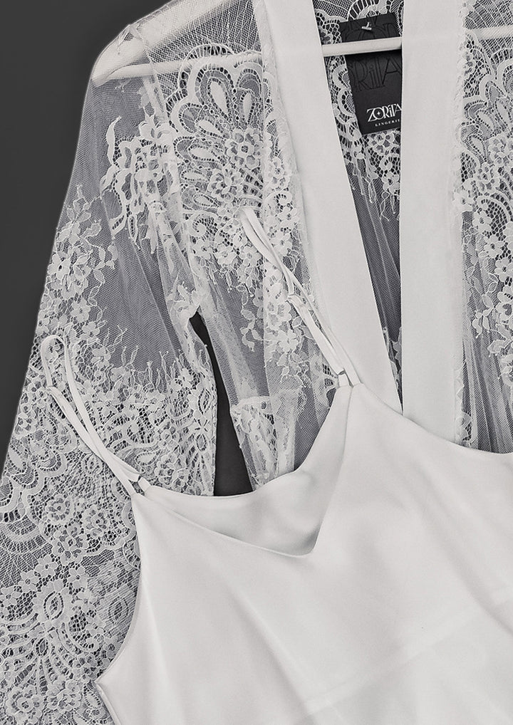 Satin Lace Bridal Lingerie Set