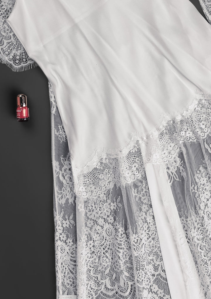 Satin Lace Bridal Lingerie Set