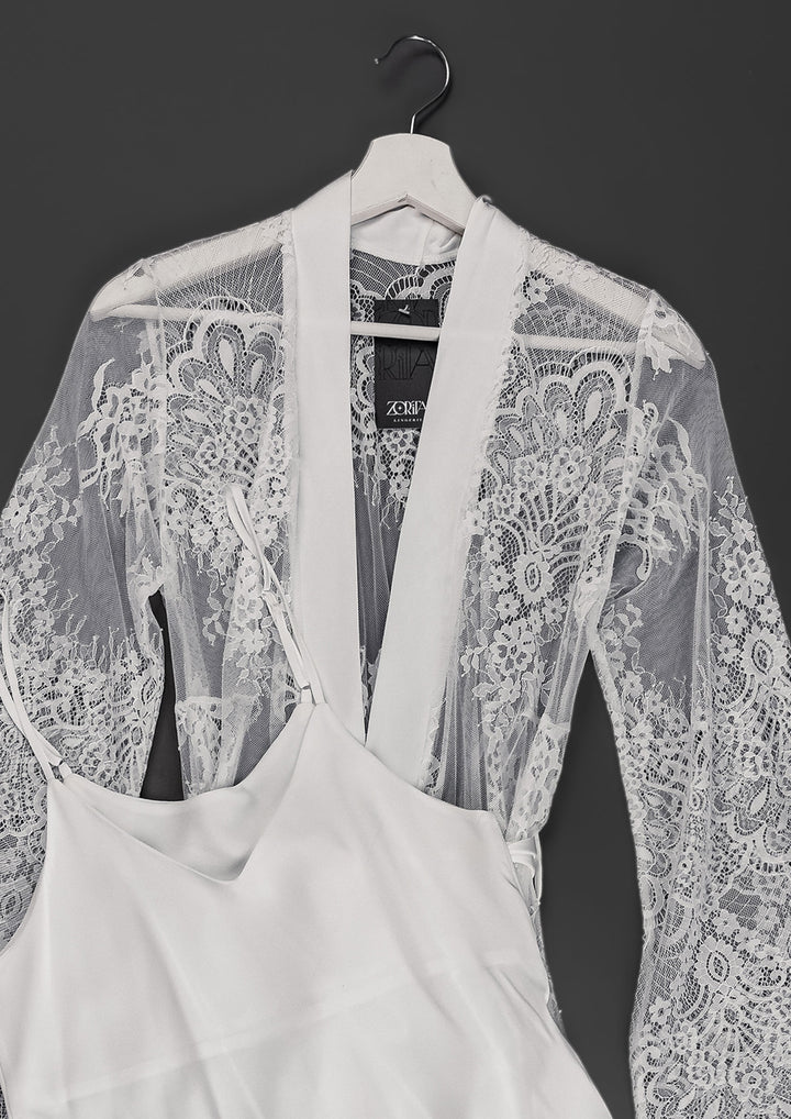 Satin Lace Bridal Lingerie Set